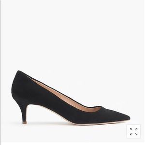 Pre-owned Jcrew Dulci kitten heel in Black